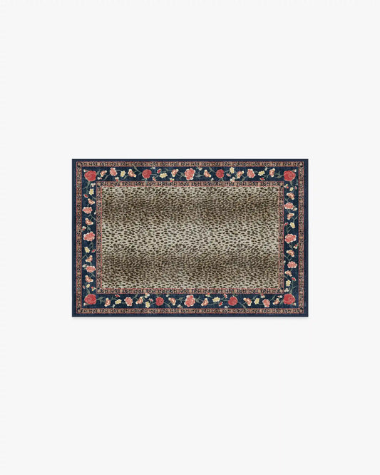 Kensington Sapphire & Brown Rug by RIXO