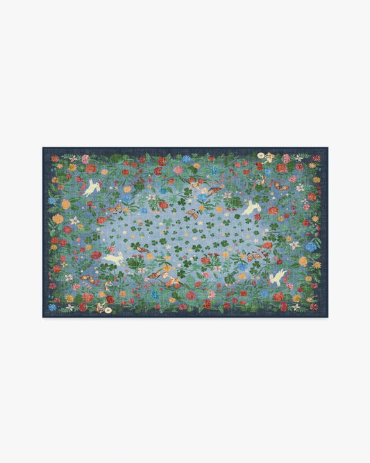 Lily Pad Midnight Multicolor Rug