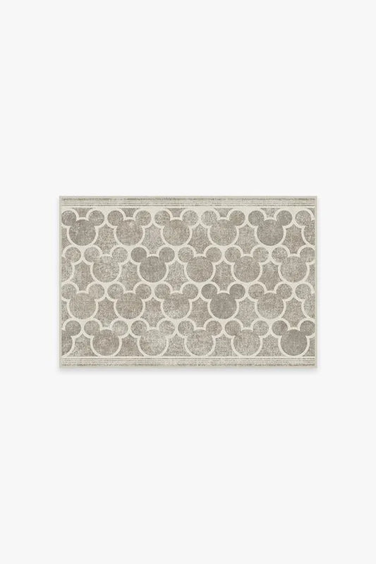 Mickey Trellis Ash Grey Rug