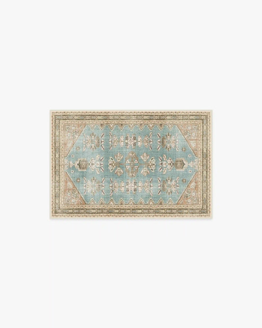 Pradera Blue & Terracotta Rug